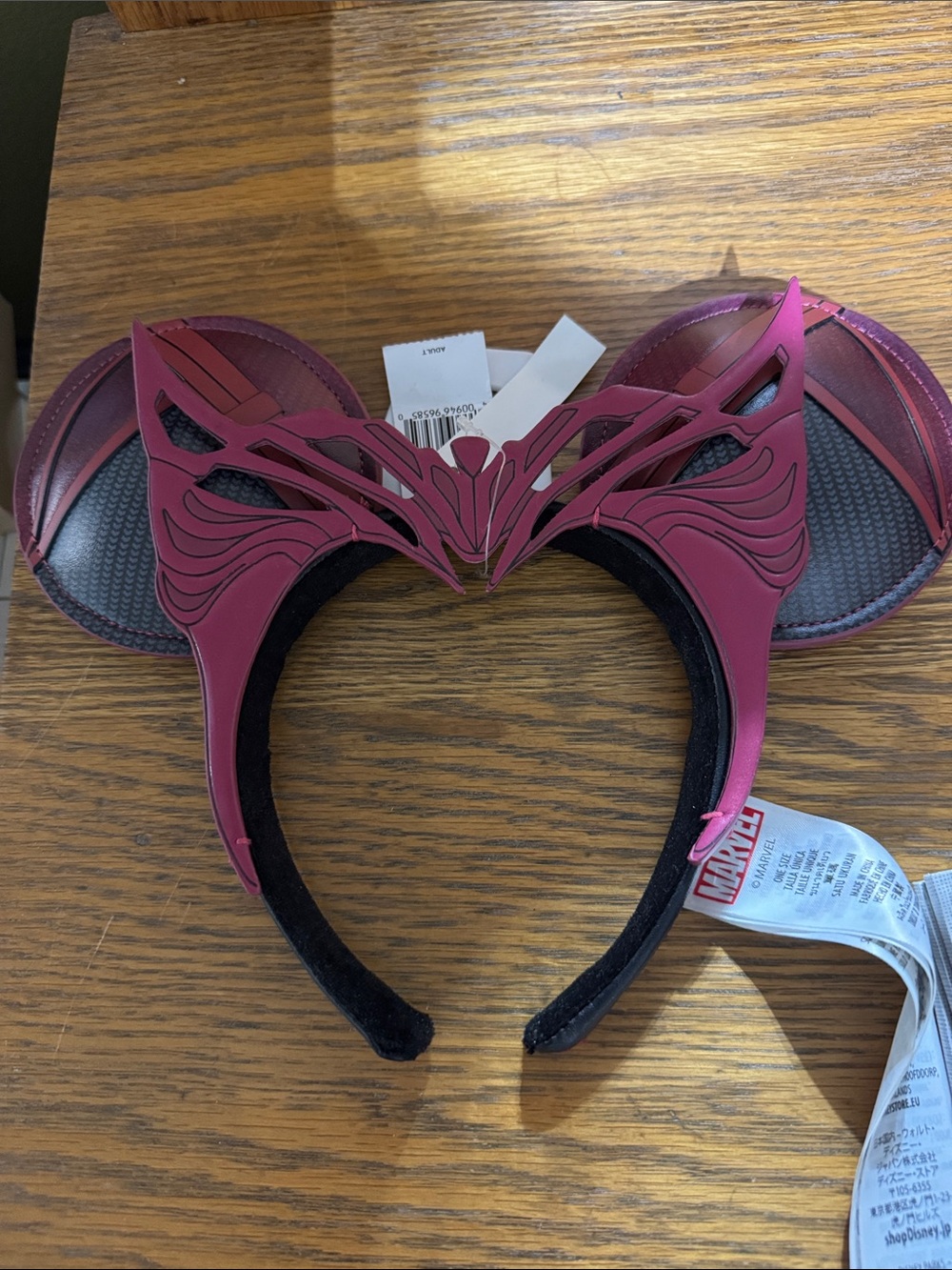 Marvel Scarlet Witch Inspired Ear Headband in Deep Magenta